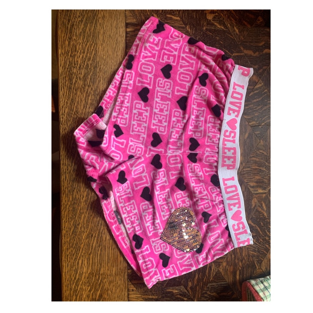 PINK Pink, Black & White Sleep shorts
